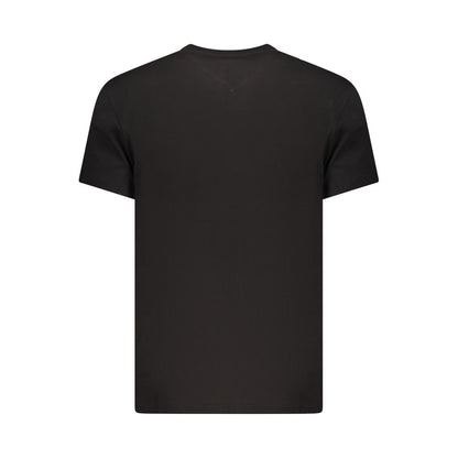 T-Shirt by Tommy Hilfiger for men in cotton canvas black & print features an edgy silhouette, meticulously detailed with a sophisticated and crew neckline for a truly edgy finish.