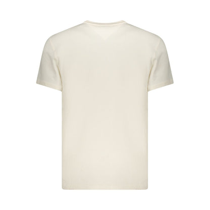 T-Shirt by Tommy Hilfiger for men in cotton pink & white features an edgy silhouette, meticulously detailed with a sophisticated and for a truly edgy finish.