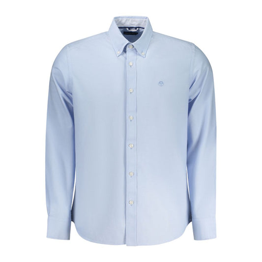 Polo Shirt by North Sails for men in cotton azzurro features a eye catching silhouette, showcasing a refined and long-sleeve for a eye catching finish.