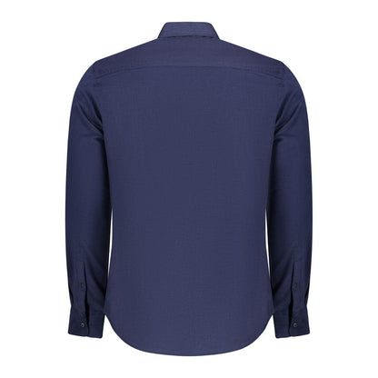 Shirt by North Sails for men in cotton blue presents a discerning silhouette, showcasing a sophisticated and for a truly discerning finish.