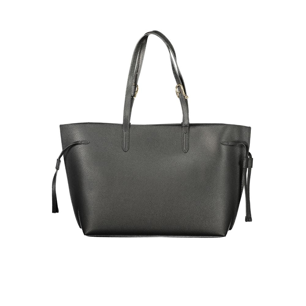 Handbag by Furla for women in leather & cotton black, gray & signature features a exquisite silhouette, showcasing a secure and exquisite with versatile for a exquisite finish.