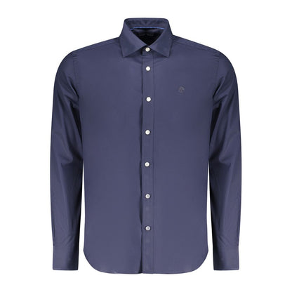 This Sweater by North Sails for men in cotton & lana wool blend blue & signature presents a understated silhouette, featuring a sophisticated crew neckline and long-sleeve for a understated finish.