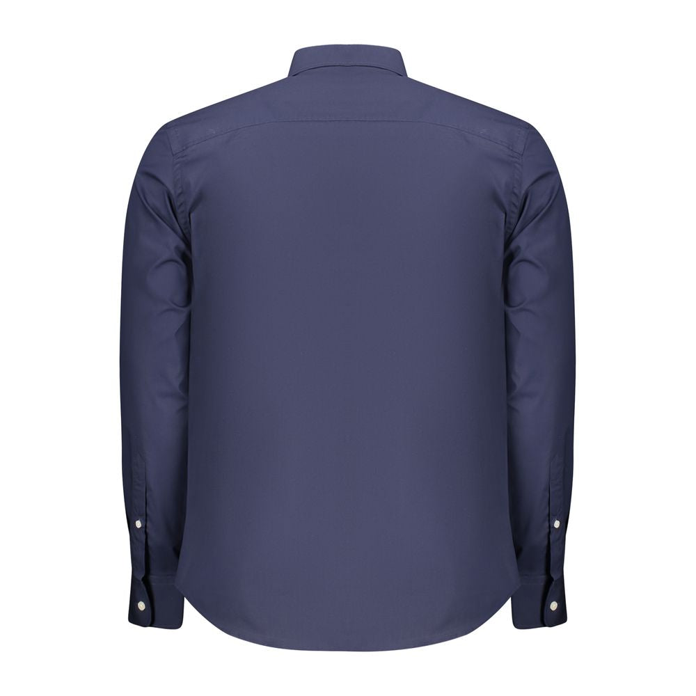 Sweater by North Sails for men in cotton & lana wool blend blue & signature showcases a discreet silhouette, finished with a discreet crew neckline and for a discreet look.