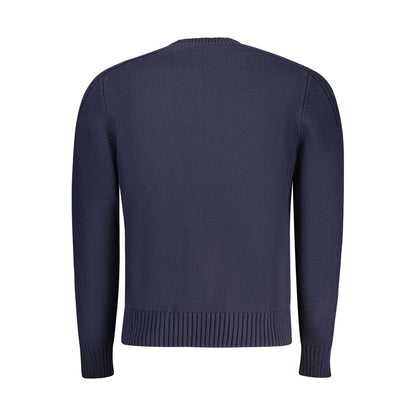 Sweatshirt by North Sails for men in cotton polyester blue showcases a slouchy chic silhouette, artfully detailed with a slouchy chic and for a slouchy chic finish.