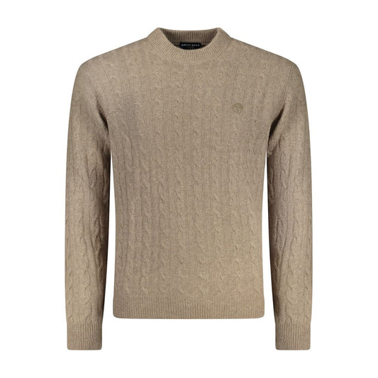 Sweatshirt by North Sails for men in cashmere viscose brown features an exquisite silhouette, showcasing and details for a exquisite look.