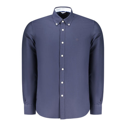 Dress Shirt by North Sails for men in cotton blue showcases a sublime silhouette, artfully detailed with a sublime and long-sleeve for a sophisticated, sublime finish.