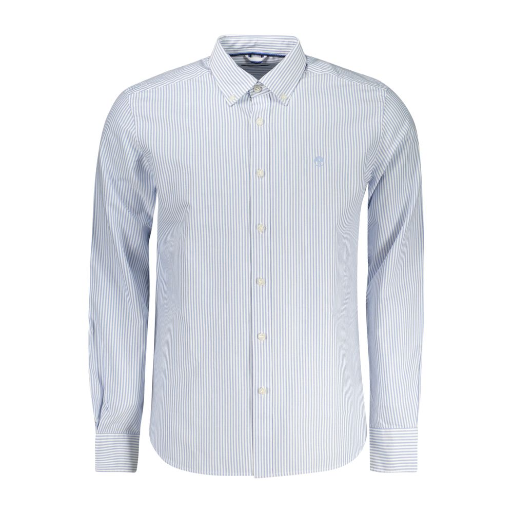 Dress Shirt by North Sails for men in cotton white features an polished silhouette, showcasing a sophisticated button-down-collar neckline and long-sleeve detail for a truly polished finish.