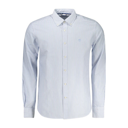 Dress Shirt by North Sails for men in cotton white features an polished silhouette, showcasing a sophisticated button-down-collar neckline and long-sleeve detail for a truly polished finish.