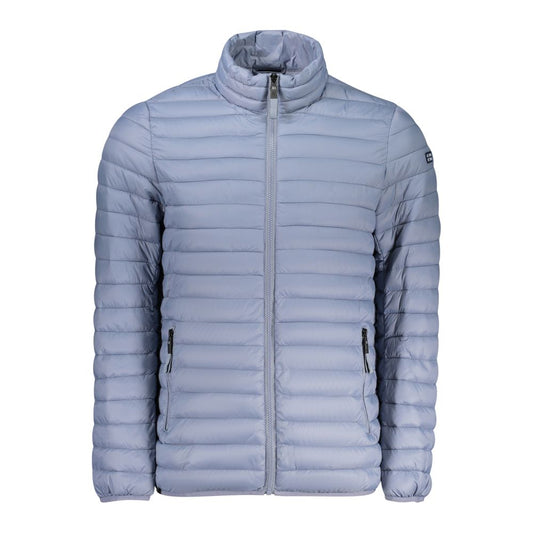 Overcoat by Norway 1963 for men in polyamide azzurro features a cosy chic silhouette, artfully detailed with a sophisticated and premium lightweight & pockets for a cosy chic finish.
