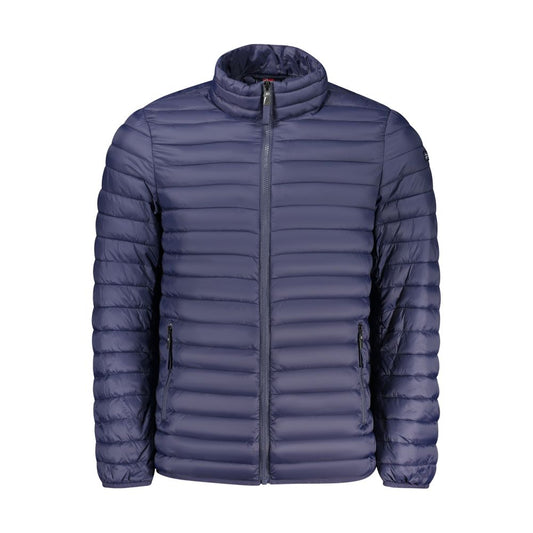 Hooded Windbreaker Jacket by Norway 1963 for men in polyamide blue showcases a modern silhouette, integrating pockets, hooded & windproof and a modern hooded neckline for a sophisticated finish.