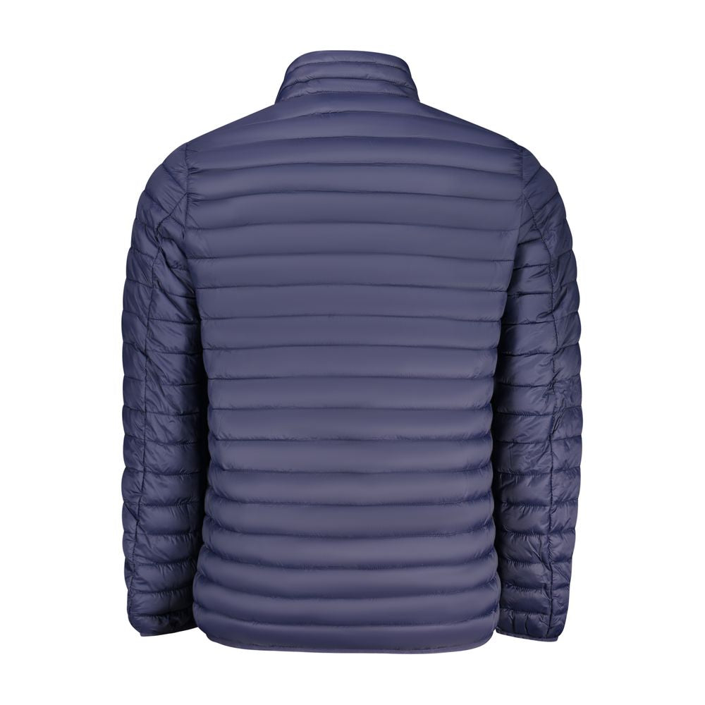 Hooded Windbreaker Jacket by Norway 1963 for men in polyamide blue features an magnificent silhouette, showcasing the sophisticated hooded neckline and functional pockets, hooded & windproof for a premium, magnificent look.