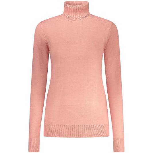 Sweater by Norway 1963 for women in polyamide polyester viscose gray & pink showcases an masterful silhouette, artfully detailed with a masterful turtle neckline and for a sophisticated, premium finish.