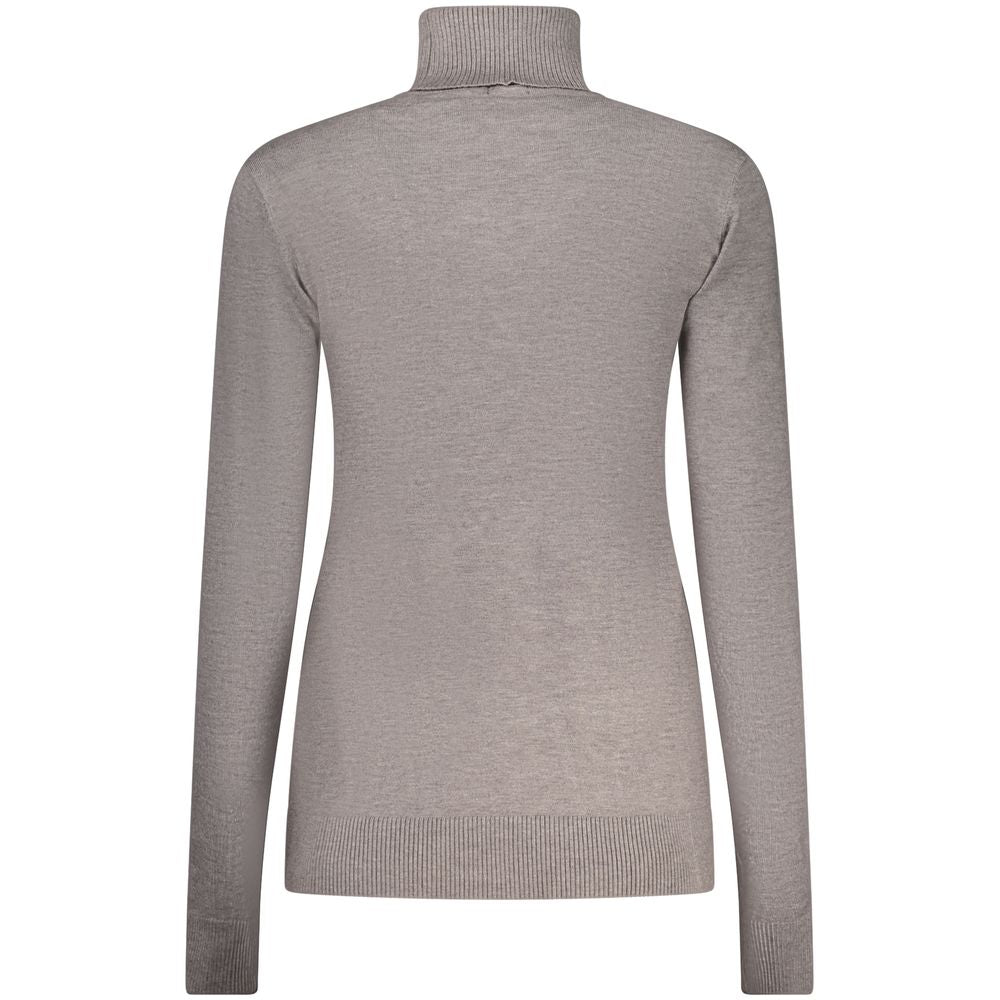 Sweater by Norway 1963 for women in polyamide polyester viscose gray showcases a downtown chic silhouette, artfully finished with a downtown chic turtle neckline and for a sophisticated, high-end look.