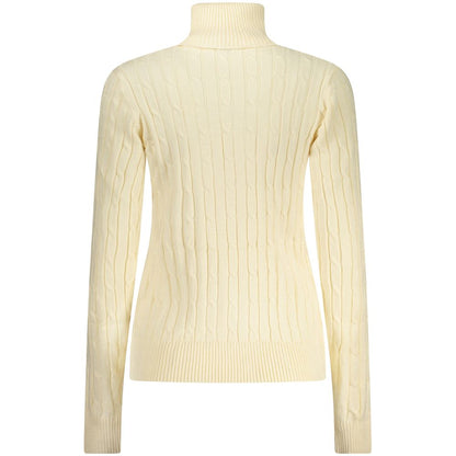 Sweater by Norway 1963 for women in polyamide polyester viscose white showcases an masterful silhouette, artfully detailed with a masterful turtle neckline and for a sophisticated, premium finish.