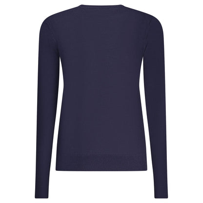 Sweater by Norway 1963 for women in polyamide polyester viscose blue showcases a downtown chic silhouette, artfully finished with a downtown chic and for a sophisticated, high-end look.