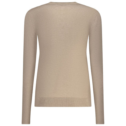 Sweatshirt by Norway 1963 for women in polyamide polyester viscose azzurro & beige features an exquisite silhouette, showcasing and details for a exquisite look.