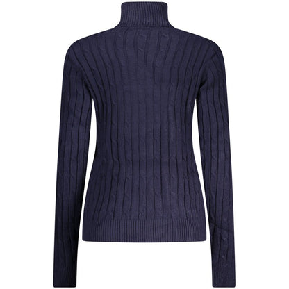 Sweater by Norway 1963 for women in polyamide polyester viscose blue, gray & signature showcases a downtown chic silhouette, artfully finished with a downtown chic and for a sophisticated, high-end look.