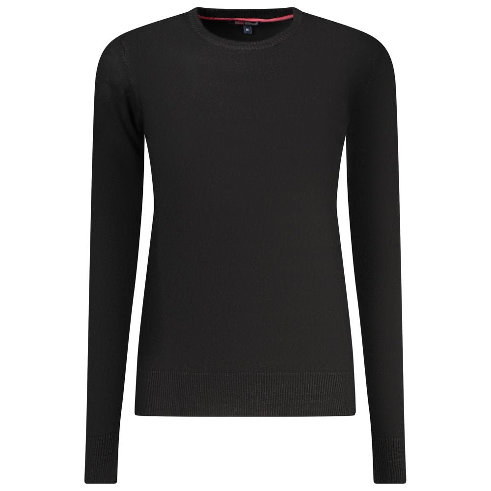 Sweater by Norway 1963 for women in polyamide polyester viscose black, blue & signature showcases an masterful silhouette, artfully detailed with a masterful crew neckline and long-sleeve for a sophisticated, premium finish.