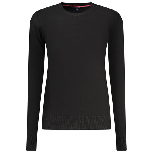 Sweater by Norway 1963 for women in polyamide polyester viscose black, blue & signature showcases an masterful silhouette, artfully detailed with a masterful crew neckline and long-sleeve for a sophisticated, premium finish.