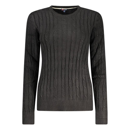 Sweatshirt by Norway 1963 for women in polyamide polyester viscose black & patterned features a unrivaled silhouette with a refined crew neckline and unrivaled detailing for a sophisticated look.