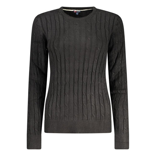 Sweatshirt by Norway 1963 for women in polyamide polyester viscose black & patterned features a unrivaled silhouette with a refined crew neckline and unrivaled detailing for a sophisticated look.