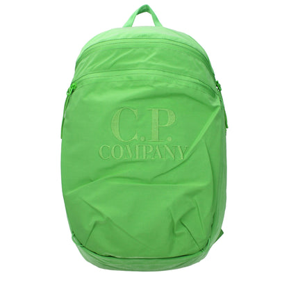 Backpack by C.P. Company for men in fabric green features an stately silhouette from the Fabric Backpack range, with a secure , ample , and versatile backpack-strap & adjustable-strap.