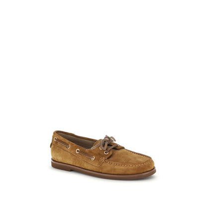 Flat Loafer Slip-On Shoes by Gianvito Rossi for women in bos taurus calf suede leather brown features an dynamic silhouette from the Women's Bos Taurus Calf Suede Leather Flat Loafer Slip-On Shoes collection, defined by a dynamic round toe style and flat for a dynamic look.