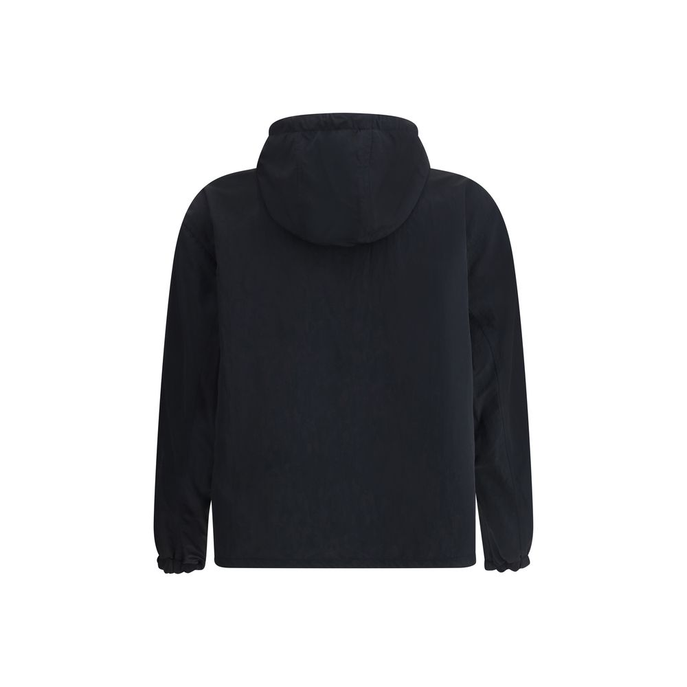 Hooded Overcoat by Burberry for men in polyester multicolor & patterned features an voluminous silhouette, showcasing distinct water-resistant, pockets & hooded and a voluminous hooded neckline for a truly voluminous aesthetic.
