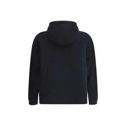 Hooded Overcoat by Burberry for men in polyester multicolor & patterned features an voluminous silhouette, showcasing distinct water-resistant, pockets & hooded and a voluminous hooded neckline for a truly voluminous aesthetic.