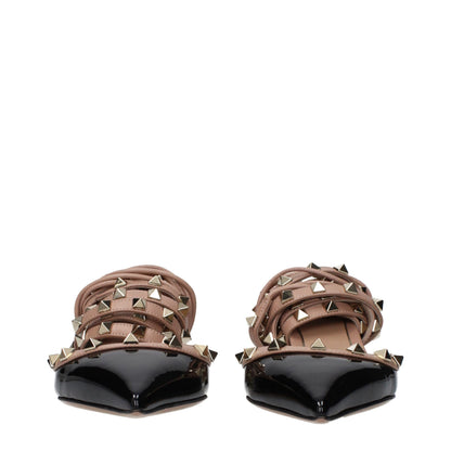 Sandals by Valentino Garavani for women in patent leather black features an statuesque Women's Patent Leather Sandals silhouette with a refined and elegant .