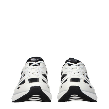 Athletic Sneakers by Valentino Garavani for men in fabric white features an timeless silhouette from the Men's Athletic Fabric Sneakers collection, showcasing a timeless athletic style for a timeless look.