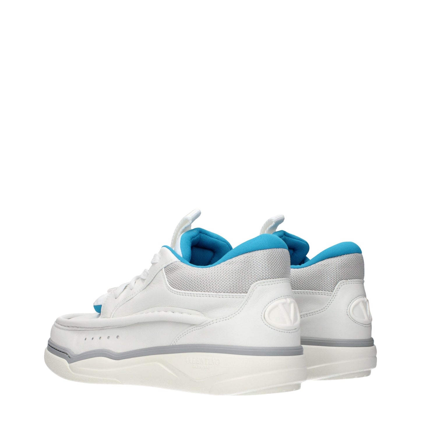 Sneakers by Valentino Garavani for men in leather white presents a impeccable silhouette as Men's Low Top Leather Sneakers, expertly defined by a impeccable low-top style for a impeccable, high-fashion look.