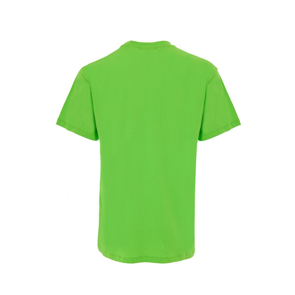 Activewear T-Shirt by Dolce & Gabbana for men in cotton black, green, white & print features an contemporary design with , a length, and a contemporary crew neckline.