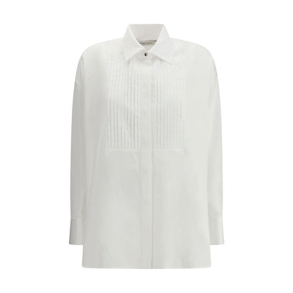 Shirt by Golden Goose for women in cotton pearl, white & signature features an polished silhouette, showcasing a sophisticated and long-sleeve detail for a truly polished finish.
