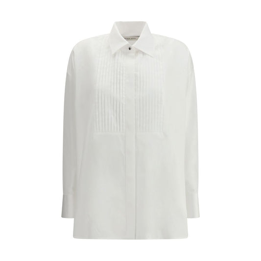 Shirt by Golden Goose for women in cotton pearl, white & signature features an polished silhouette, showcasing a sophisticated and long-sleeve detail for a truly polished finish.