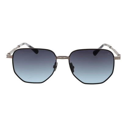 Scotch & Soda Geometric Non-Polarized Dark-Tint Metal Sunglasses - Black