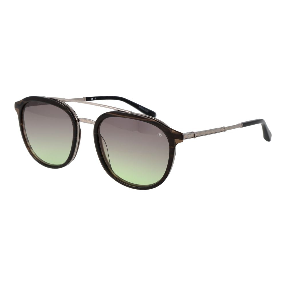 Scotch & Soda Aviator Gradient Medium-Tint Acetate Sunglasses - Brown