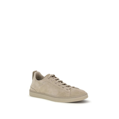 Sneakers by Church's for men in bos taurus calf suede leather gray features a chic design, perfectly showcasing the chic low-top style of this Men's Low Top Bos Taurus Calf Suede Leather Sneakers.