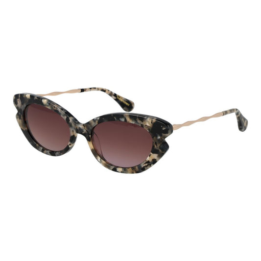 Sunglasses by Scotch & Soda for women in acetate multicolor features an lustrous full-rim cat-eye frame design with multicolor coloured frame detailing and gradient category-3-dark-tint lens for a lustrous aesthetic.