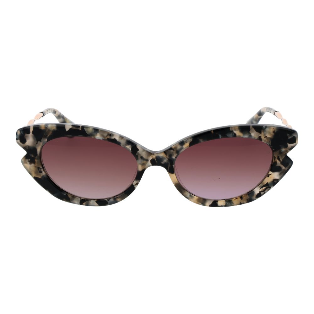 Sunglasses by Scotch & Soda for women in acetate multicolor showcases a ethereal silhouette, featuring multicolor coloured frame full-rim cat-eye frame design with gradient category-3-dark-tint lens for a ethereal finish.