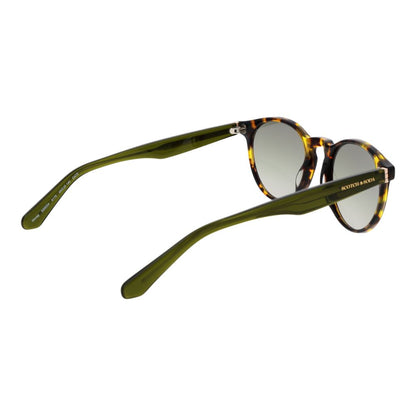 Sunglasses by Scotch & Soda for unisex in plastic multicolor features an ethereal full-rim round frame design with multicolor coloured frame frames and gradient category-2-medium-tint lens for a ethereal finish.