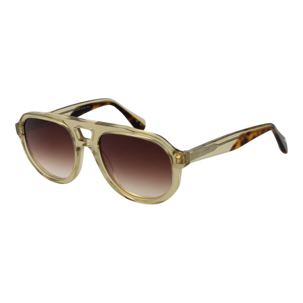 Ted Baker Aviator Gradient Dark-Tint Acetate Sunglasses - Olive