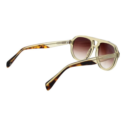 Ted Baker Aviator Gradient Dark-Tint Acetate Sunglasses - Olive