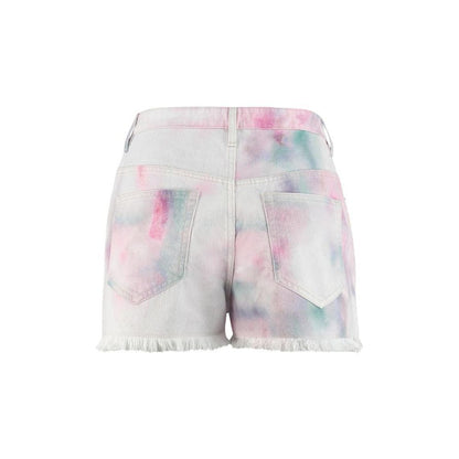 Denim Shorts by Isabel Marant for women in denim cotton multicolor, tie-dye & print features an magnificent silhouette, showcasing a magnificent with a short and for a premium, sophisticated aesthetic.