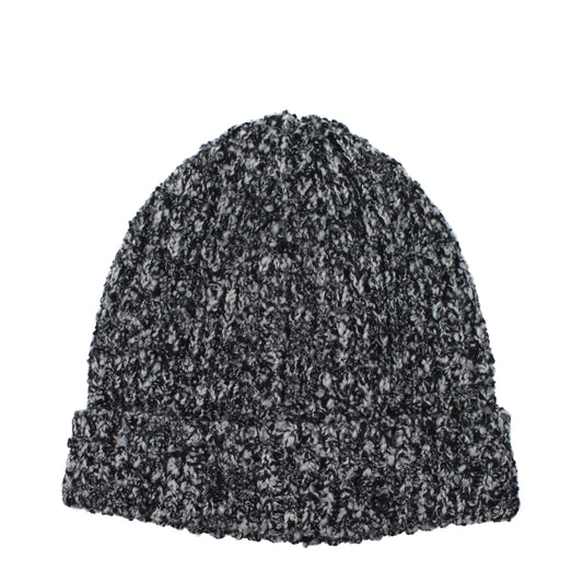 Beanie Hat by Dolce & Gabbana for men in virgin wool black features a distinguished knit construction, showcasing the sophisticated silhouette and distinguished finish of the Virgin Wool Beanie Hat.