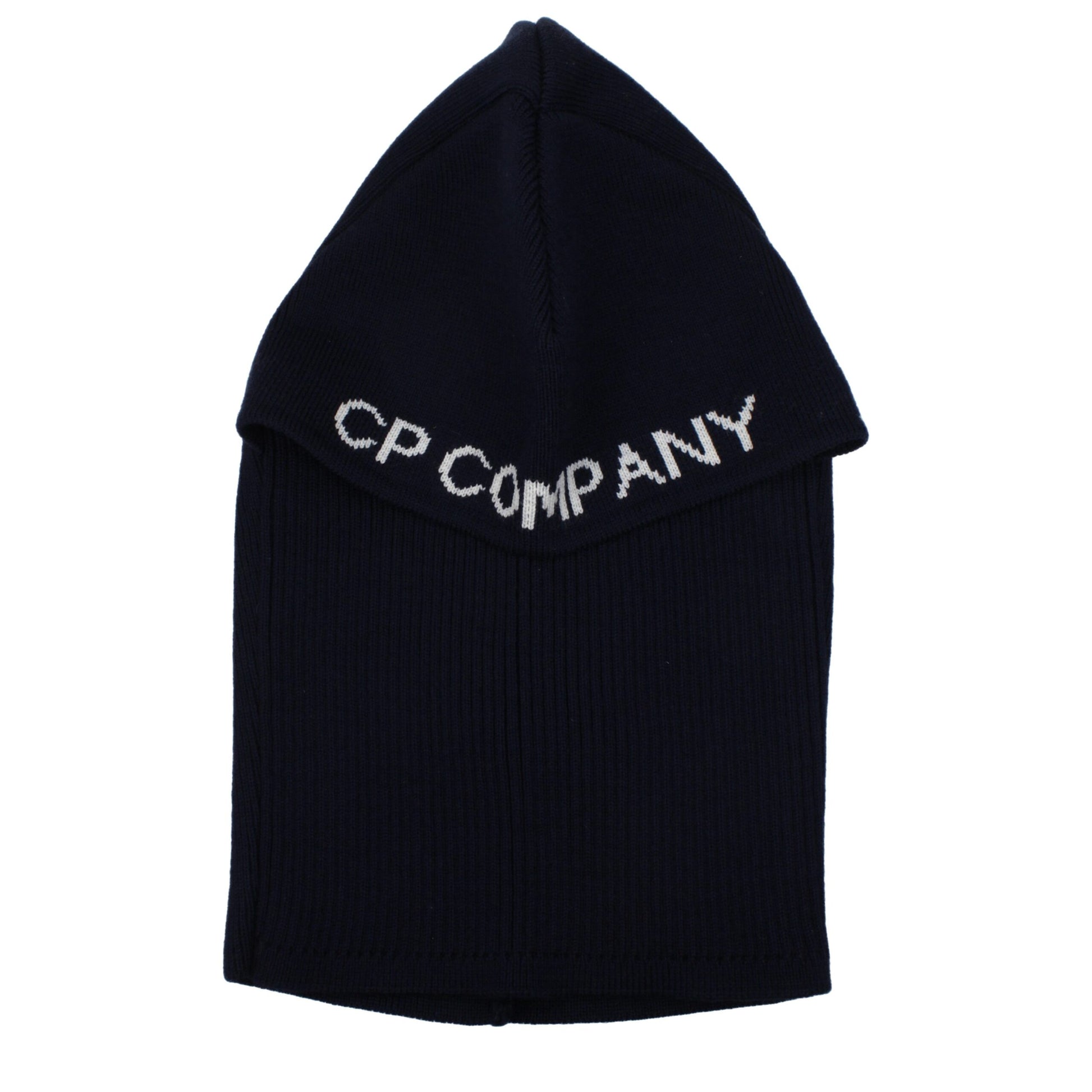 Beanie Hat by C.P. Company for men in virgin wool blue presents a urban-chic silhouette, showcasing the urban-chic craftsmanship of this Virgin Wool Beanie Hat.