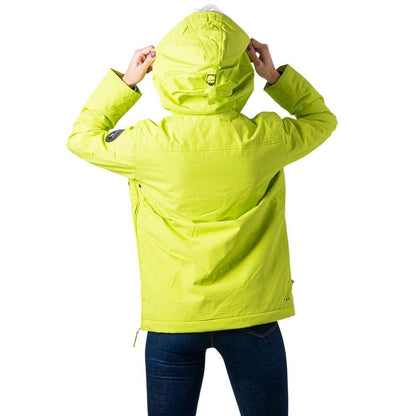 Blazer by Napapijri for women in polyamide yellow features an crisp silhouette with sophisticated and a crisp for a truly crisp finish.