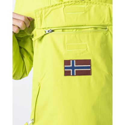 Blazer by Napapijri for women in polyamide yellow features an crisp silhouette with sophisticated and a crisp for a truly crisp finish.