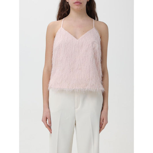 Activewear T-Shirt by Twinset for women in polyester multicolor & pink features an athletic silhouette with sleeves and a neckline, enhanced by high-performance .