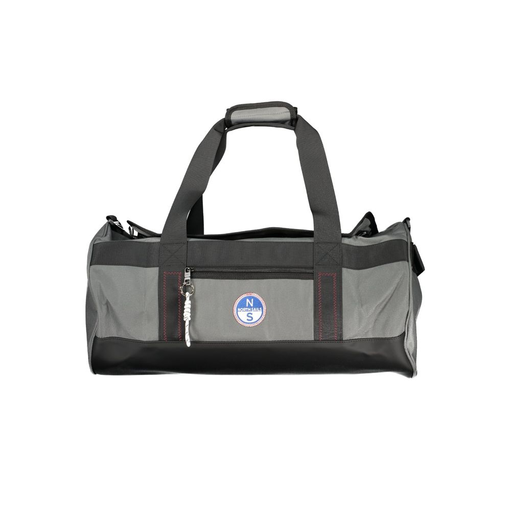 Small Flap Handbag by North Sails for unisex in cordura & coated canvas gray & print features a exquisite silhouette, showcasing a secure flap & zipper and exquisite external-pockets & internal-pockets with versatile shoulder-strap, handle & adjustable-strap for a exquisite finish.